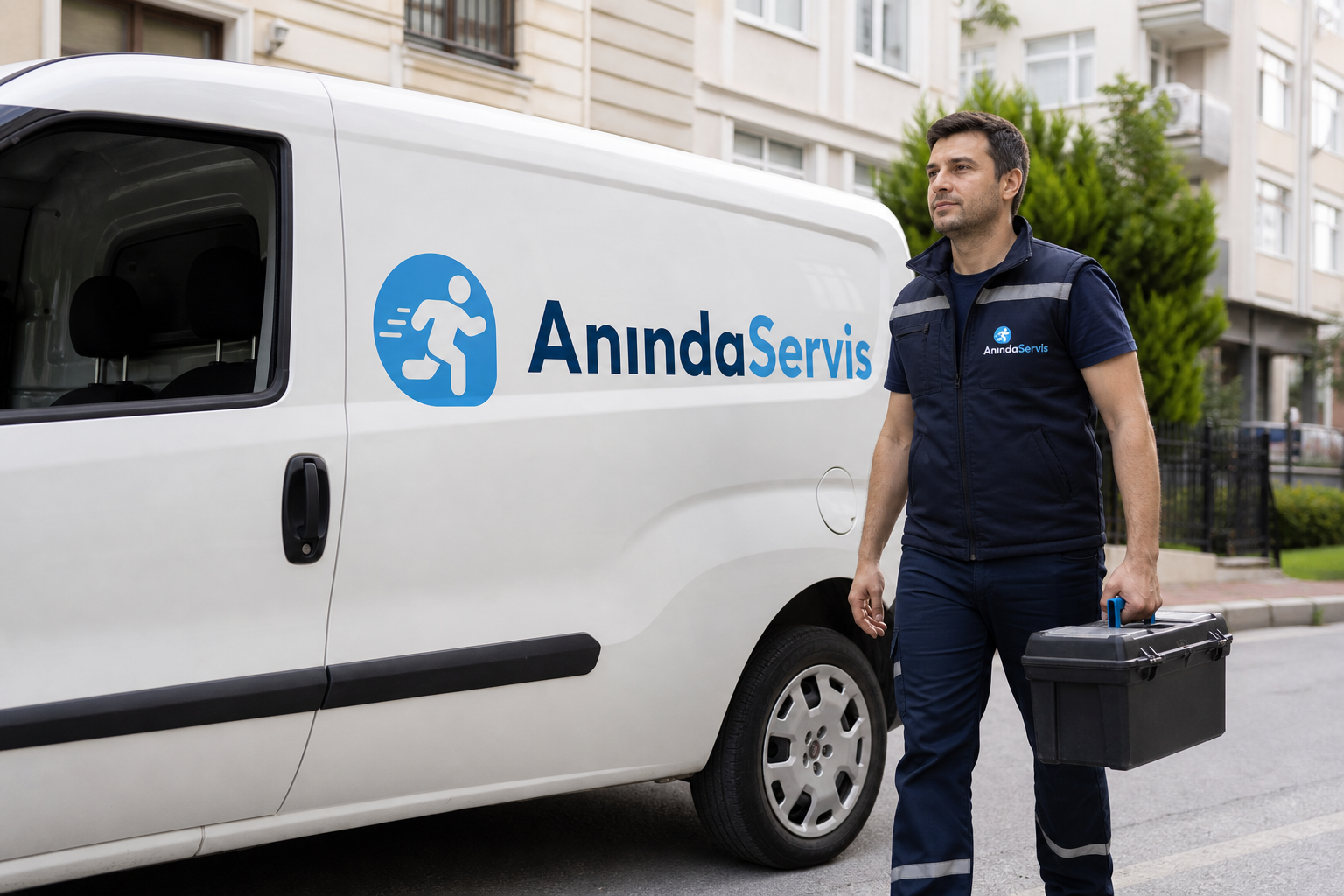 Anında Servis markalı servis aracı - Kocaeli Sunny Beyaz Eşya Servisi